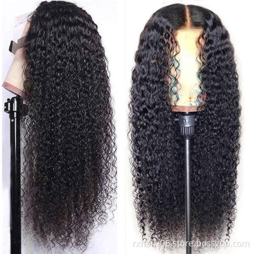 Hot Sale Brazilian Human Hair Lace Front Wig, Raw Virgin OEM Wig Vendors, Water Wave Full Swiss Lace 100% Human Hair Wig